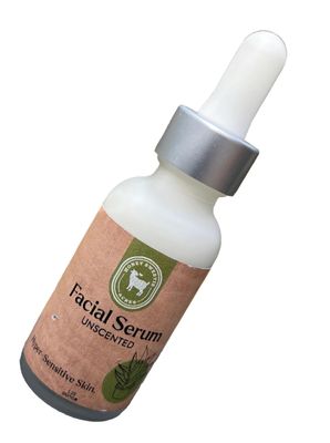 Honey Sweetie Acres Vitamin B Facial Serum with Aloe, Niacinamide, Raw Goat Milk, and Hyaluronic Acid - 1.25 oz