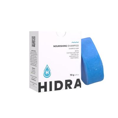 Hidratei Nourishing Solid Shampoo Bar, 70g (2.47 oz), Gentle Cleaning Hair Nourishment, Plastic-Free Haircare, Made with Brazilian Inspired Ingredients, Good on All Hair Types