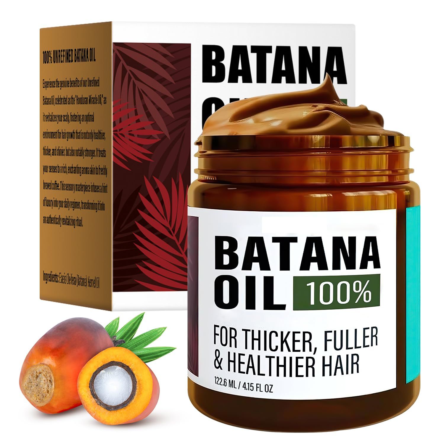YIVANNUO Batana Oil for Hair Growth, for Frizz, Split Ends, Texture Shine, Natural Organic and Hair Growth Oil (1pcs)