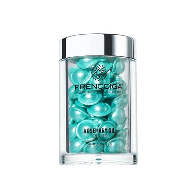 FRENCCIGA Rosemary All Over Oil Capsules, Rosemary Oil Serum Locking in Moisture Nourishes for Hair, Scalp, Face Body 50 Capsules