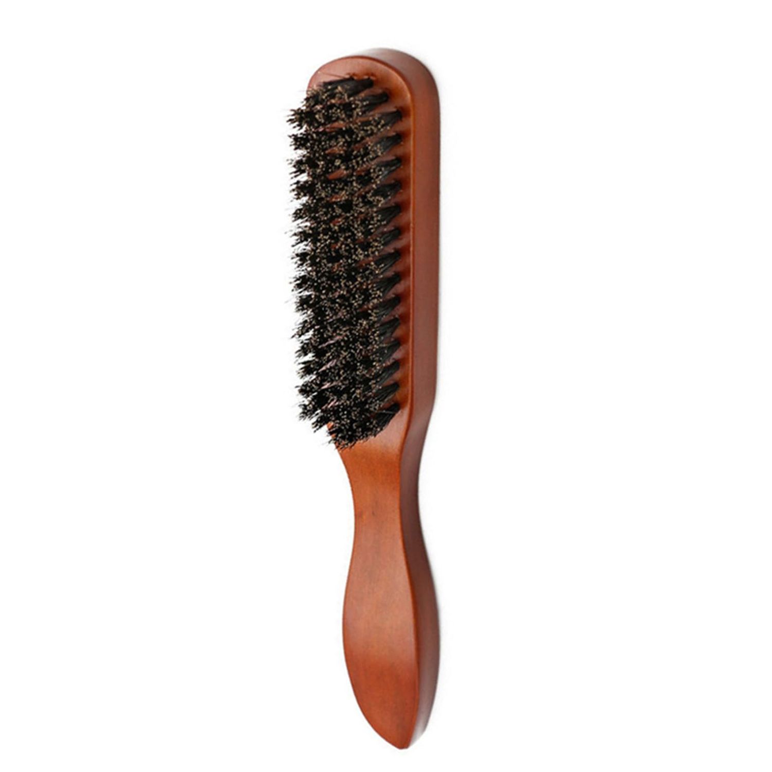 TOPFROP Boar Bristles Hair Brush - Beard Brush - Promotes Beard Growth - Men&#39;s Hair Grooming - Brown