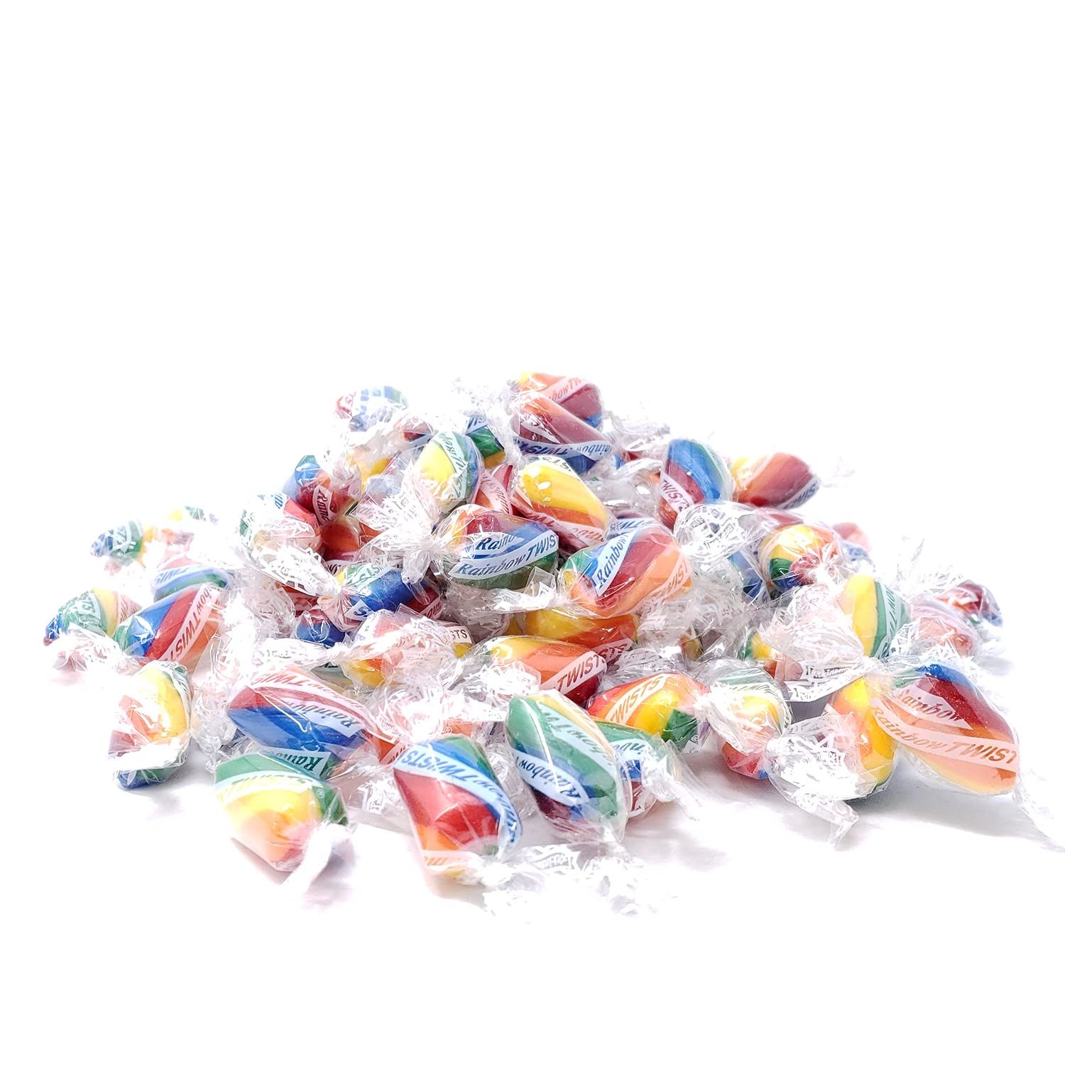 Candy Retailer Twist Candy (Rainbow Cherry Twists 1 Lb.)