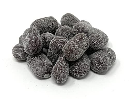 YANKEETRADERS Licorice Hard Sanded Candy Drops, 40 Oz. Bulk Bag