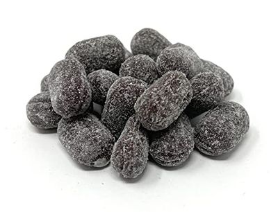 YANKEETRADERS Licorice Hard Sanded Candy Drops, 40 Oz. Bulk Bag