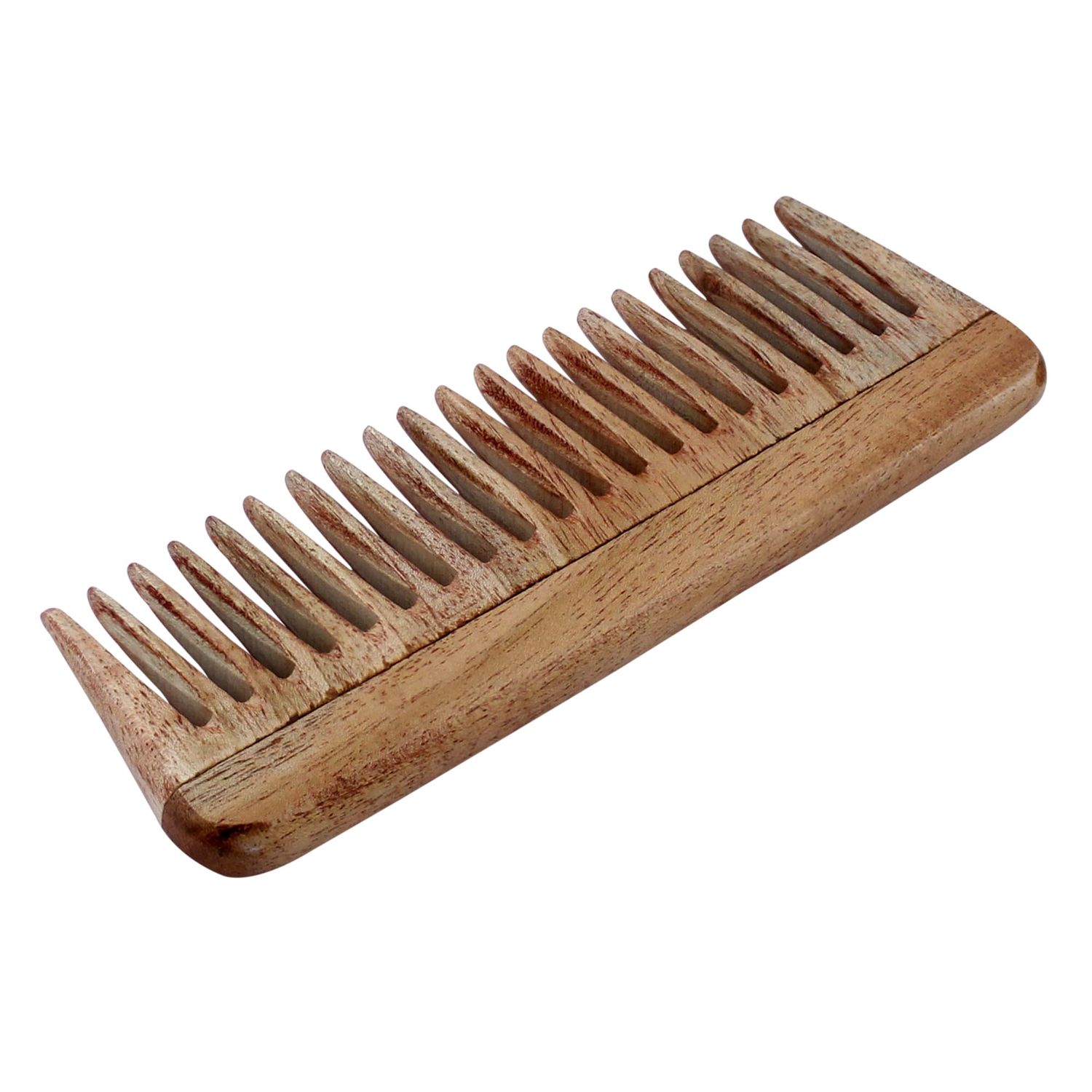 THE Unltd India finest Handmade Neem wooden Comb For Detangling Long, Thick, and Wavy Hair, Wide Tooth Structure for Gentle Grooming Anti Static, 100 Natural Hair Comb for Men, Women, and Kids