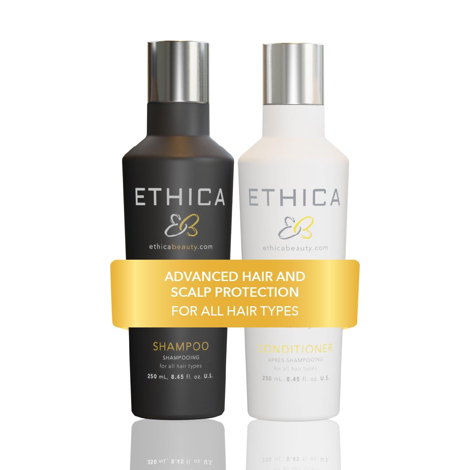 Shampoo and Conditioner. Clarifying Deep Conditioning. Promotes Strong Healthy Hair, Scalp Health, and Hair Growth, 8.45 Oz
