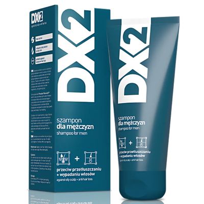 DX2 Anti-Greasiness Hair Loss Shampoo, - Advanced Formula for Oily Scalp and Thinning Hair - Reduces Excess Sebum, Strengthens Hair, and Promotes a Healthier, Fuller Look 150 ml