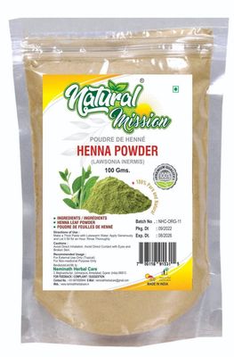 Henna Powder (LAWSONIA INERMIS) Powder for Hair Dye Color 100 grams (3.5oz) (External Use)