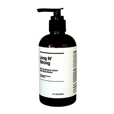 Long &#39;N Strong Treatment Lotion with Shea Butter - Moisturizer for All Hair Types - Strengthens and Repairs Color-Treated and Ethnic Hair - For Longer, Stronger, Thicker Hair - 8 Fl Oz (240 ml)