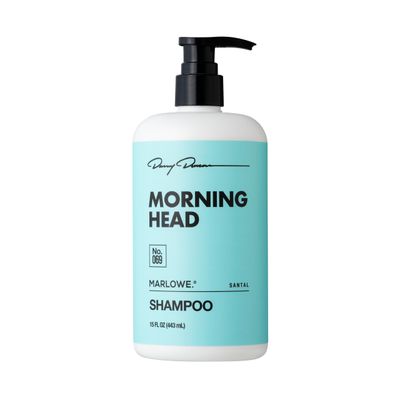 MARLOWE. x Danny Duncan No. 069 Morning Head Shampoo 15 Fl Oz, Mens Shampoo with Argan Oil Coconut Oil, Invigorates Refreshes Hair, Santal Scent