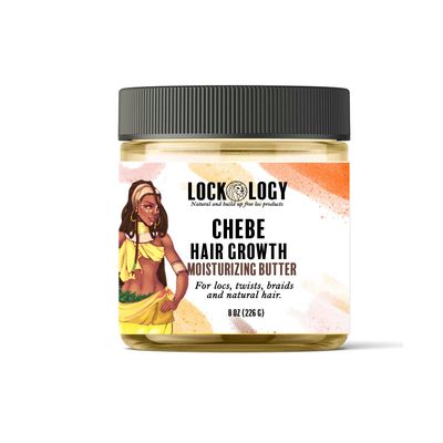Lockology Chebe Butter for Hair Growth - Chebe Powder and Oil from Chad for Strengthening and Preventing Breakage in Curly, Kinky, and Natural Hair Types, including Locs