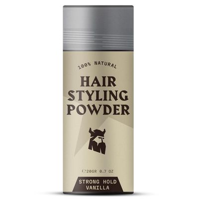 Striking Viking Hair Styling Powder for Men - 0.7 Oz, Strong Hold, Vanilla Scented - Hair Texture Powder Volumizer for Men Women - All-Day Hold for Bold, Lasting Control