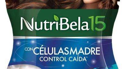 Nutribela 15 celulas madres raparacion y control de caida para el cabello tratamiento capilar (verde y azul)