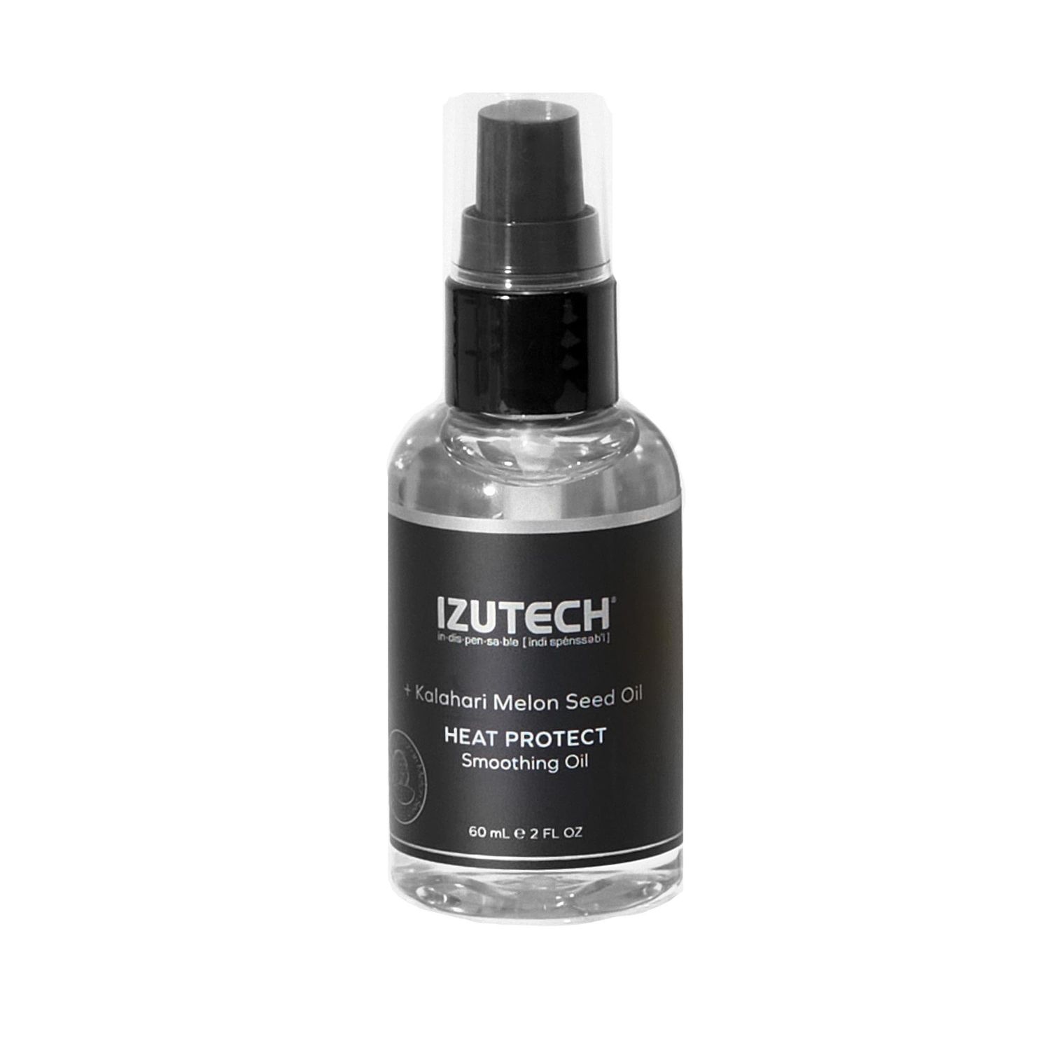 izutech Heat Protect Smoothing Oil, Kalahari Melon Seed Oil for Hair, 2 Fl Oz