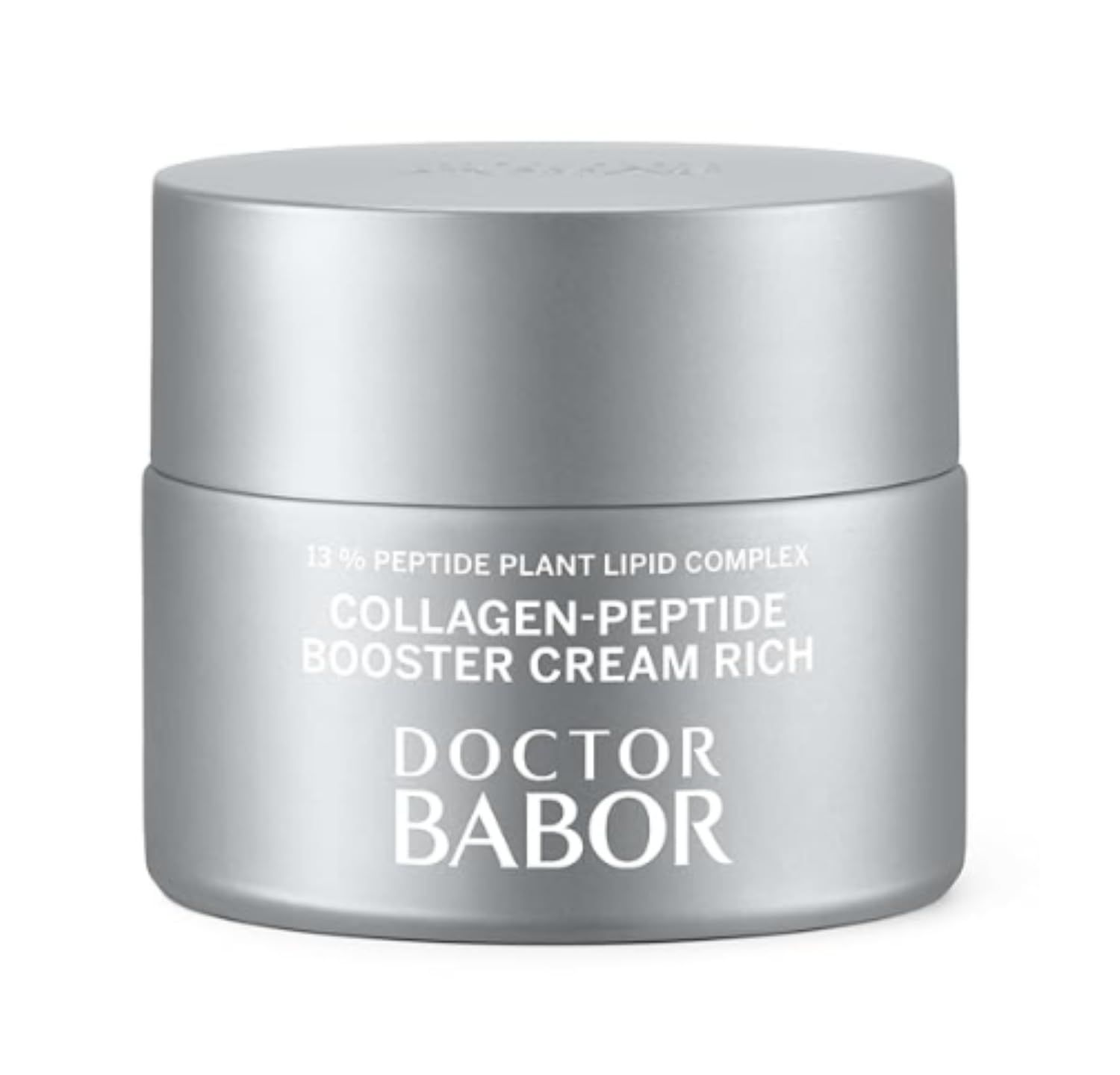 DOCTOR BABOR Collagen-Peptide Booster Cream Rich, Peptide Plant Complex, Supports Collagen Production while Reducing Wrinkles, Improve Elasticity to Plump and Hydrate the Skin, 1.69 oz