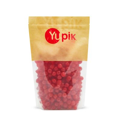 Yupik Sour Cherry Candies, 2.2 lb (35.2 oz), Cherry-Flavored Balls, Sweet Tart, Chewy Red Gummies, Fun Treat, Sweet Candy, Delicious Snack, Ideal for Gifting, Holidays Decorating