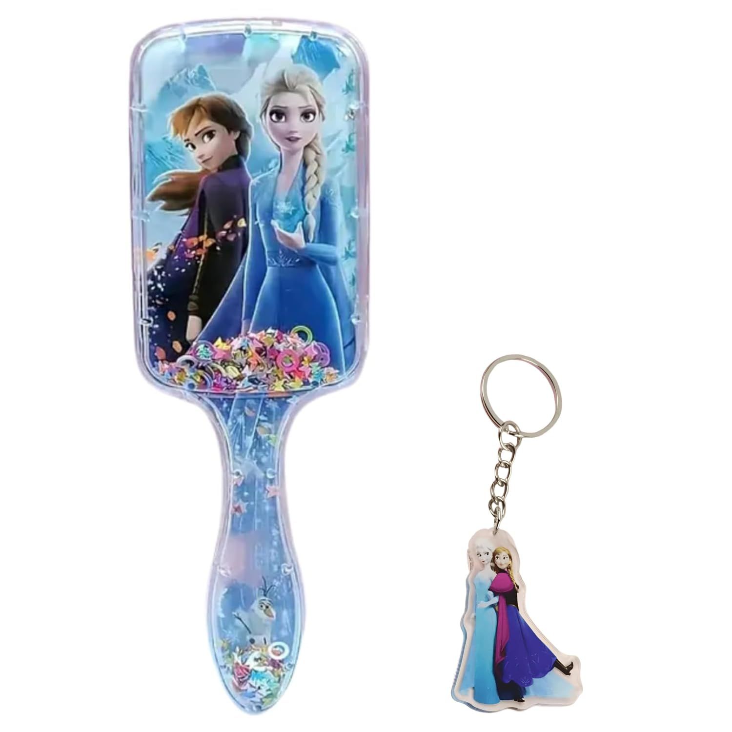 Cute Hair Brush, Cartoon Hair Brushes With Keychain, Ultra Soft Detangling Hair Brush, Detangling Wet and Dry Brush for All Hair Types For Girls and Boys