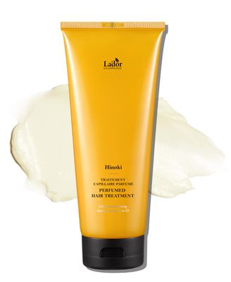 LA&#39;DOR Perfumed Hair Treatment for Damaged, Bleached Permed Hair - Anti-Frizz, Deep Nourishing Hydrating Hair Mask - Non-oily Moisturizing Glossy Silky Finish 02 Hinoki 5 Fl Oz Korean Haircare