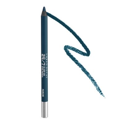 URBAN DECAY 247 Glide-On Waterproof Eyeliner Pencil (Mainline -Blue Matte), Smudge-Proof, Transfer-proof, Long-lasting Colored Eye Liners, Hydrating Vitamin E, Cruelty-free - 0.04 oz