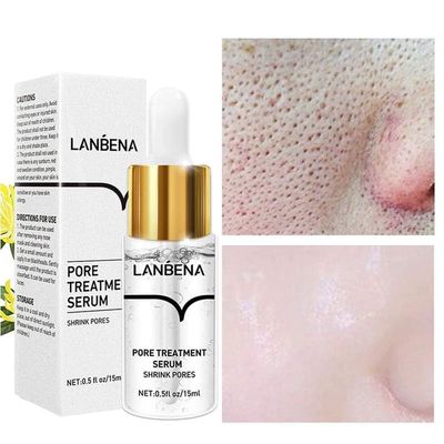 LANBENA Pore Skin Care Serum Facial Essence, Minimize Enlarged Pores, for Tightening Pores, Shrinking Pores Relieving Dryness Oil Control Firming Moisturizing (New Packing)