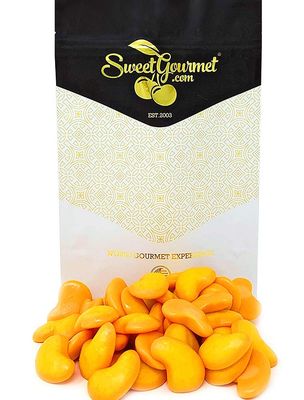 SweetGourmet Gummy Filled Spicy Mango Sweet and Spicy Candy 1 Pound