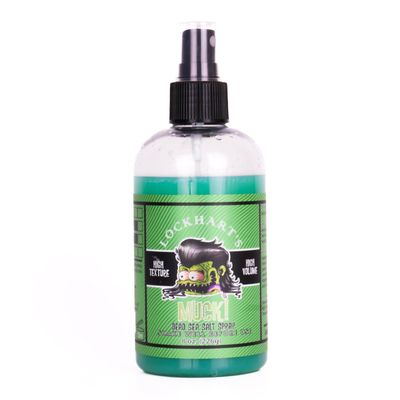 Lockhart&#39;s Handcrafted MUCK! Dead Sea Salt Hair Styling Spray - WITH DHT SHIELD! - Medium Hold - Matte Finish (8.0oz.)