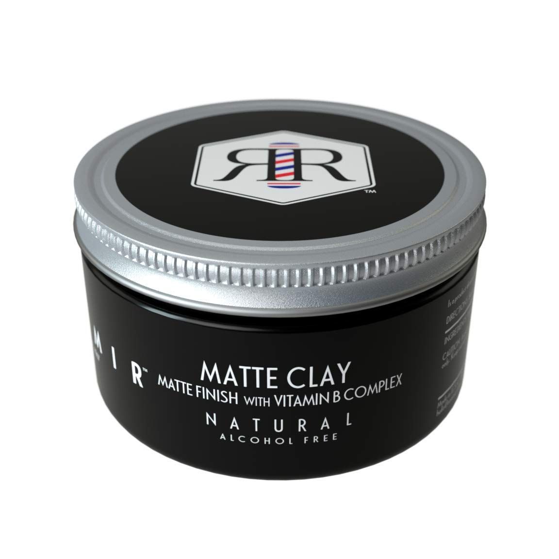 Reamir Men&#39;s Hair Styling Matte Clay - Men&#39;s Hair Styling Product - Medium Hold Matte Finish - Frizz Protection - All Natural 4 oz