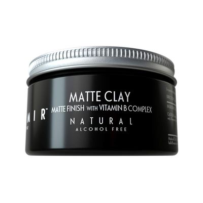 Reamir Men's Hair Styling Matte Clay - Men's Hair Styling Product - Medium Hold Matte Finish - Frizz Protection - All Natural 4 oz
