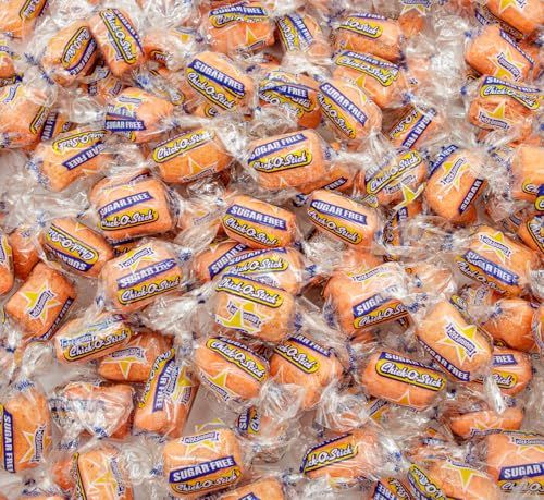 CHICK O STICK Candy 1 lb SUGAR FREE - Bulk Bag of Chico Sticks, Vintage Candy, Delicious Crunchy, Individually Wrapped