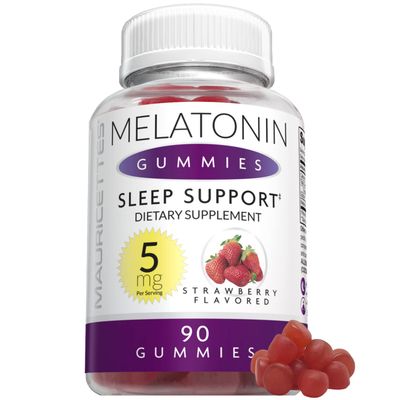 Melatonin Gummies for Kids and Adults - 5mg Sleep Support Aid for Better Sleeping Quality, Great-Tasting, Ideal for Children, Teens, and Adults 90 5 mg Gummy&#39;s