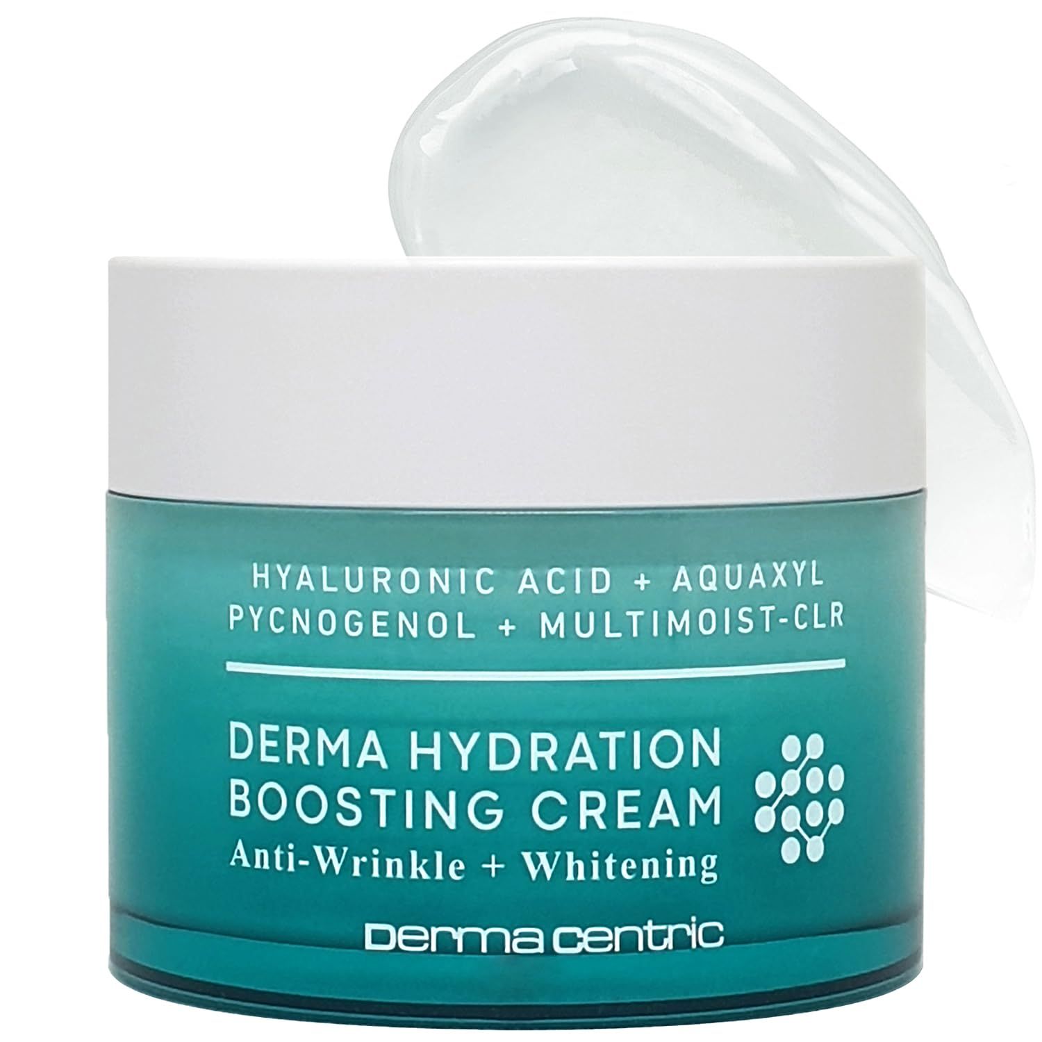 DERMACENTRIC Hydration Boosting Water Gel Moisturizer Face Cream Hydrating Face Moisturizer Face Lotion Skin Cream for All Skin Types Hyaluronic Acid Moisturizer for Face Brightening Cream 1.69 oz