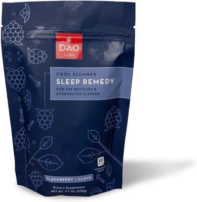 DAO Labs Cool Slumber - Tian Wan Bu Xin DanEmperor of Heaven Elixir - Sleep Supplement for Those Who Sleep Hot and Restless Under The Covers. 30 Servings.