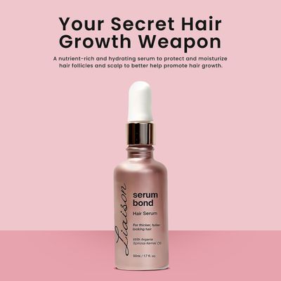 Liaison Hair Growth Serum for Women (50ml) - Nourishing Strengthening Formula - Scalp Serum Oil for Healthier, Longer Growth Thicker Hair - Reduces Thinning Boosts Follicle