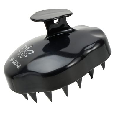 URTHEONE Scalp Massager Shampoo Brush, Soft Silicone Scrub Brush, Relax Scalp, Reduce Dandruff, Promote Hair Growth, Scalp Scrubber for WetDry Hair, Shower Care Tool (Black)