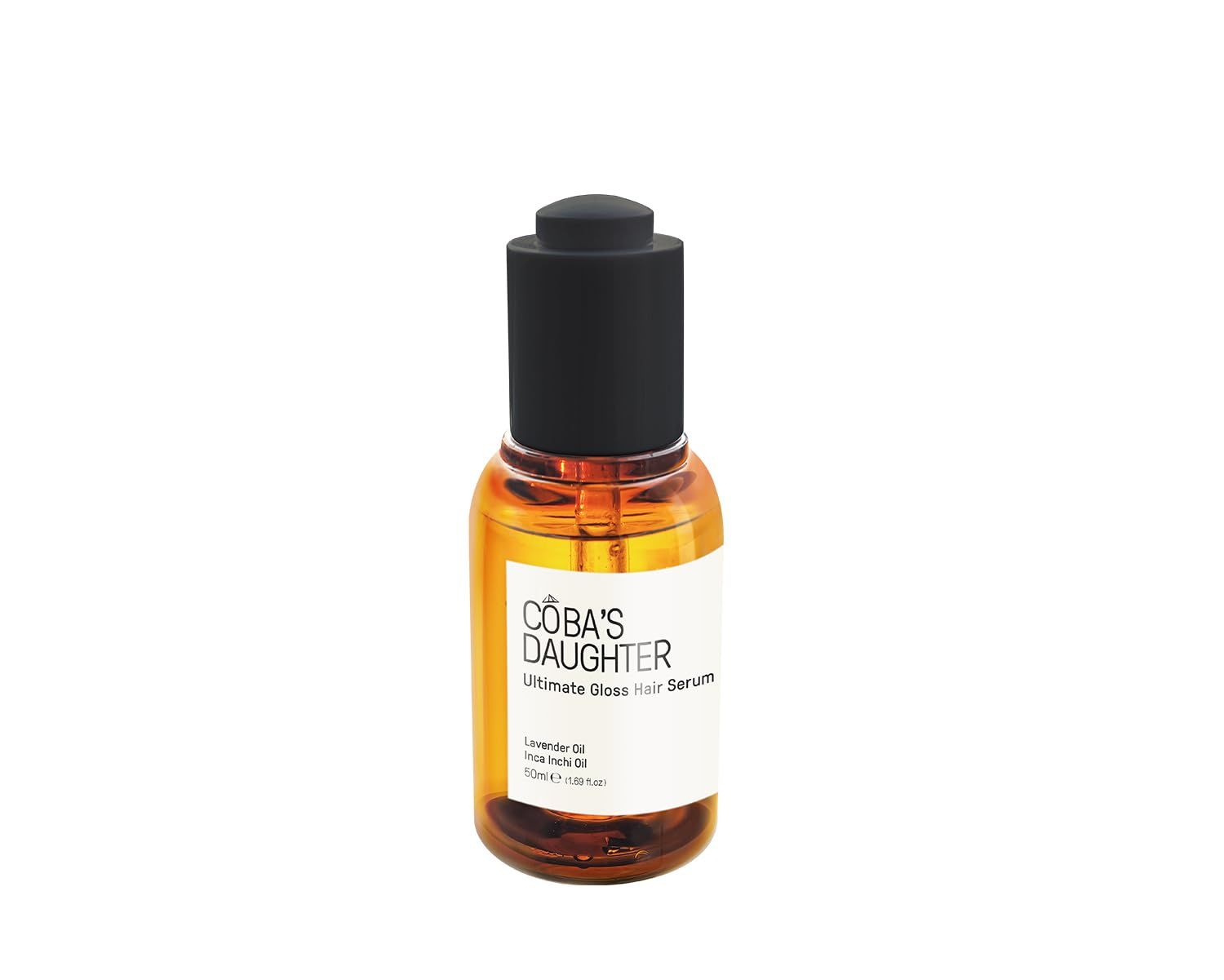 COBA&#39;S DAUGHTER Heat Protectant Frizz Control Oil 7 Herbal Oils Infused Hair Gloss Treatment Hair Perfume Nourishing Serum for Curly Hair Dry Hair Lavender Scent (1.69 oz)