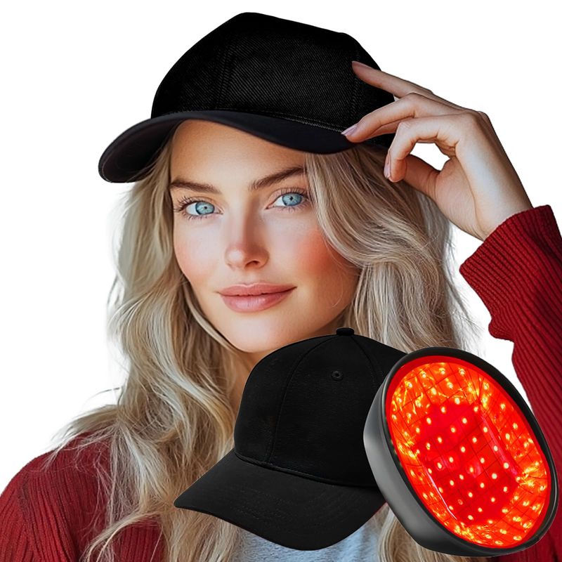 Tkcsoi Laser Hair Growth CapLaser Hair Growth Cap is Low Level Laser Therapy (LLLT) Devices That Promote Hair Growth in Women and Men