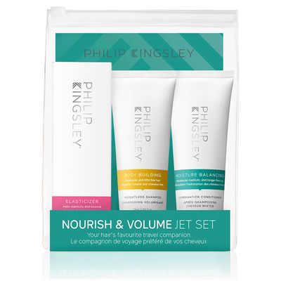 Philip Kingsley Haircare Travel Set: Volumizing Shampoo, Conditioner, and Deep-Conditioning Mask for Fine, Limp Hair - Adds Body and Shine