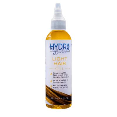 Hydr8 Organics Light Hair Oil for Fine, Wavy, Curly Hair - Weightless Moisturizing Oil for Soft, Shiny, Frizz-Free Hair - 100 Natural, Organic Hair Treatment, 4oz