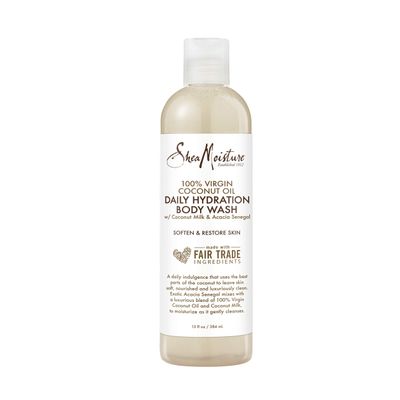 SheaMoisture 100 virgin coconut oil daily hydration bubble bath body wash, 13 Fluid Ounce