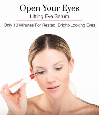 Hey Honey Open Your Eyes Lifting Eye Serum Under Eye Cream for Dark Circles Puffiness Around The Eyes Hydration Suitable For Sensitive Aging Skin Delivers A Bright Rested look 0.5 oz.