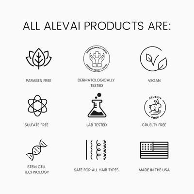Alevai Stem Scalp Serum Leave On Restoring Treatment For Oily Dry Scalp Repairs, Strengthens, Nourishes Sulfate-Free Paraben Phthalate Free Vegan