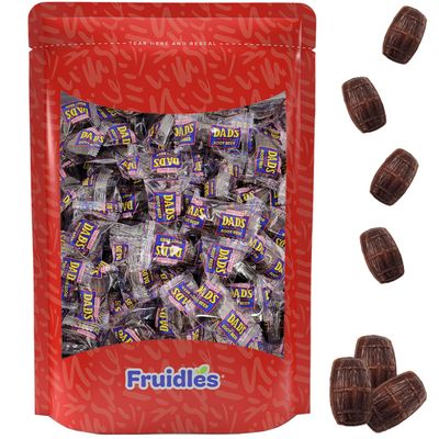 Dad&#39;s Sugar-Free Root Beer Barrels, Hard Candy Treats, Kosher Certified, Individually Wrapped, 25 Count, Half-Pound