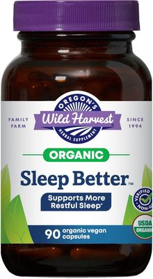 Oregon&#39;s Wild Harvest Sleep Better Organic Supplement, 90 Count