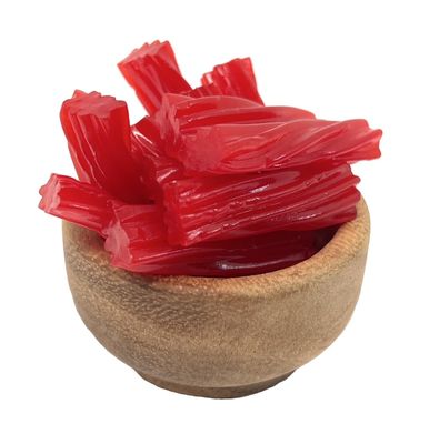 YANKEETRADERS Mini Cherry Licorice Twists, 2 Pounds