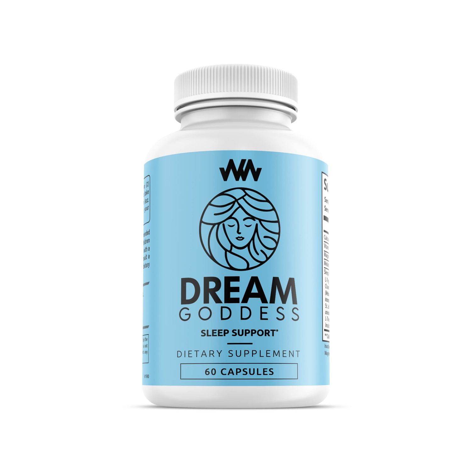 Warped Wellness Womens Sleep Support Supplement Female Specific Relaxation Sleep Aid Dream Goddess Calm Mind Enhance Rest Support Vitamin