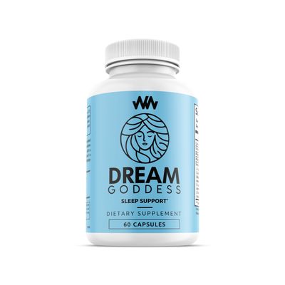 Warped Wellness Womens Sleep Support Supplement Female Specific Relaxation Sleep Aid Dream Goddess Calm Mind Enhance Rest Support Vitamin