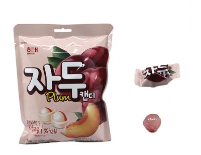 Korean Candy K FOOD Plum Flavor Hard Candy (130g 4.58oz)
