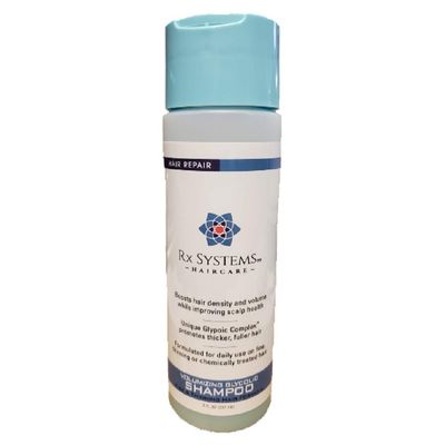 Rx Systems PF Volumizing Glycolic Shampoo Hair Growth Treatment For Men And Women, Stops Thinning While Strengthening, Thickening, Volumizing. Shampoo for Hair Growth and Hair Loss