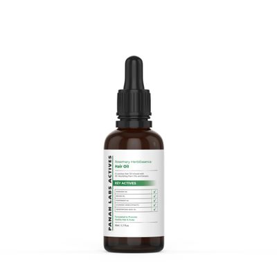 Panah Labs Rosemary Oil with Mint for Hair Growth, Ayurverdic Herbs Amla Oil, Brahmi, Jatamasi, Bringraj oil Nourishes Dry Damaged Hair, Scalp Treatment and Hair Strengthening 1.7 Fl.Oz