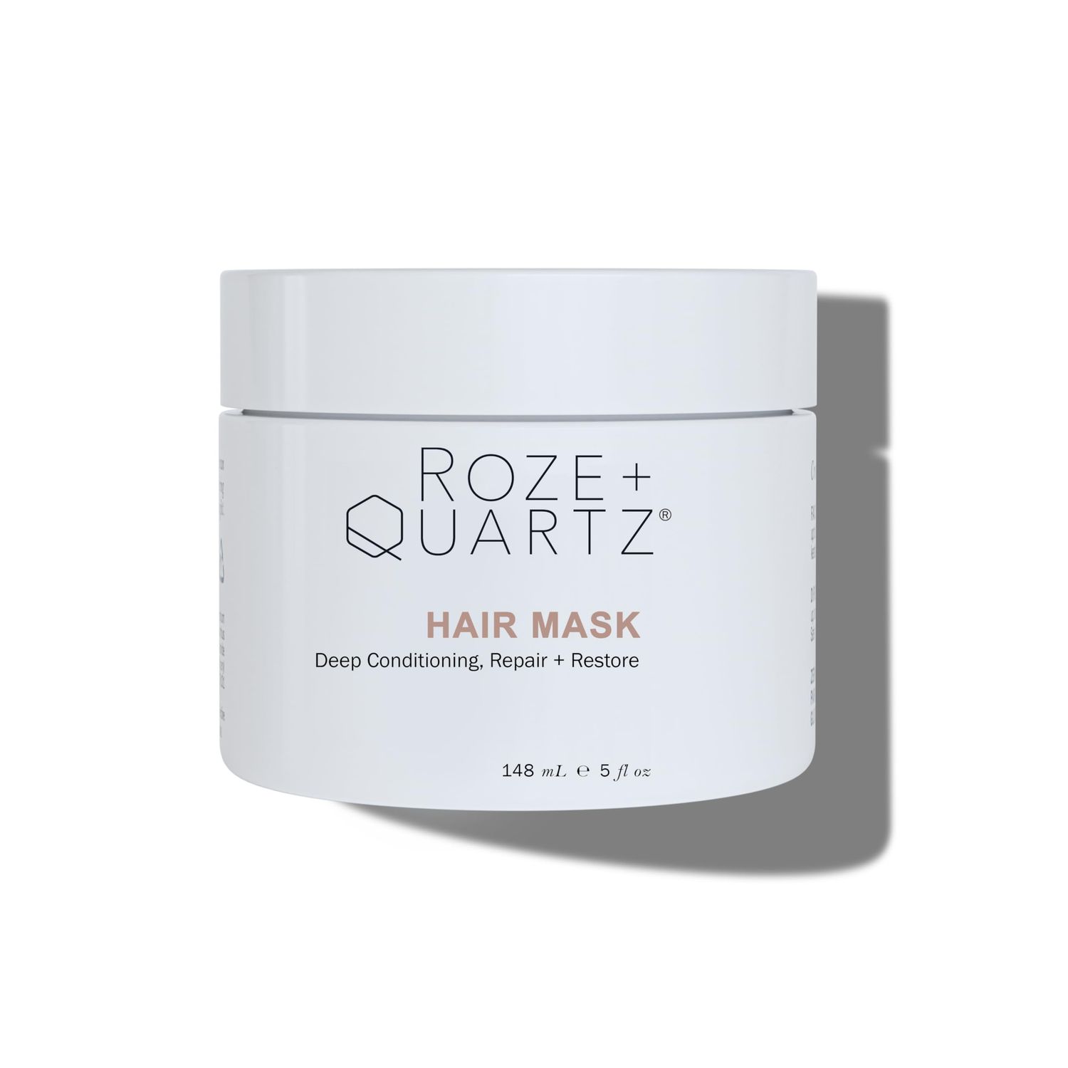 Roze Quartz Original Hair Mask Deep Conditioning Hair Treatment for Dry Damaged Hair (5oz)